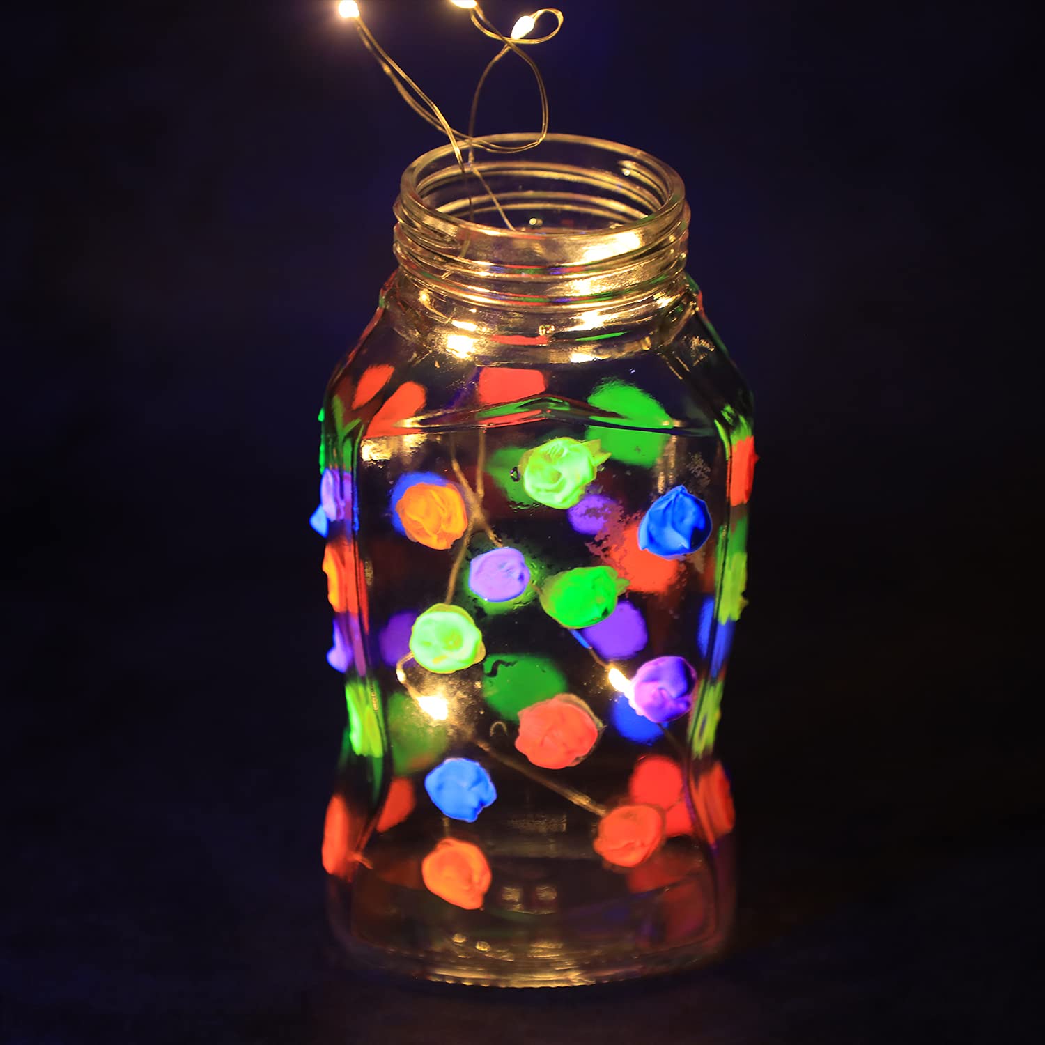 Neon Acrylic Paint, 6 Colors (59ml / 2oz)