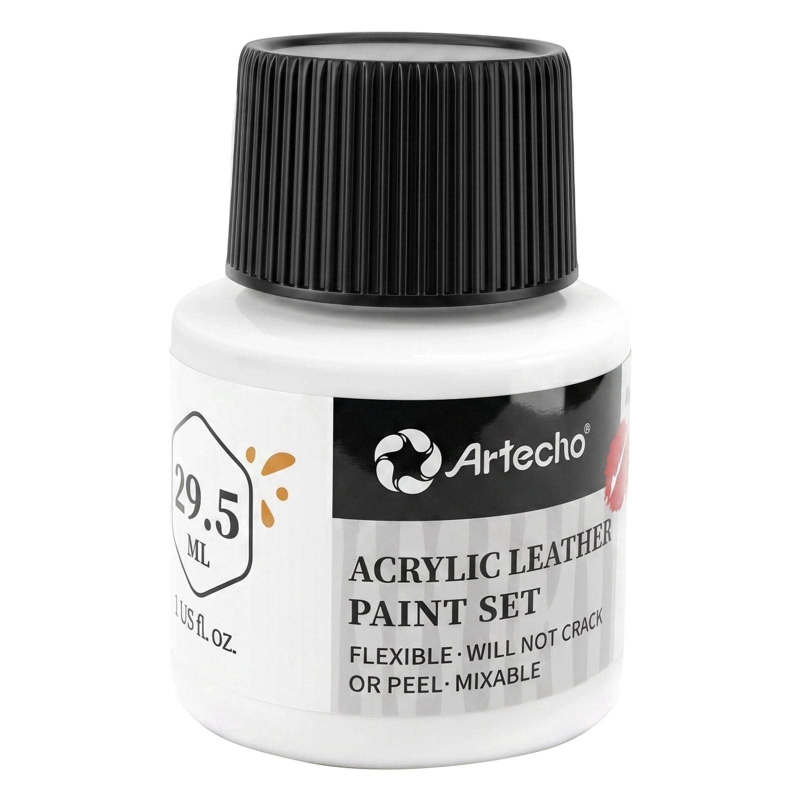 Leather Paint 1oz #Color_White