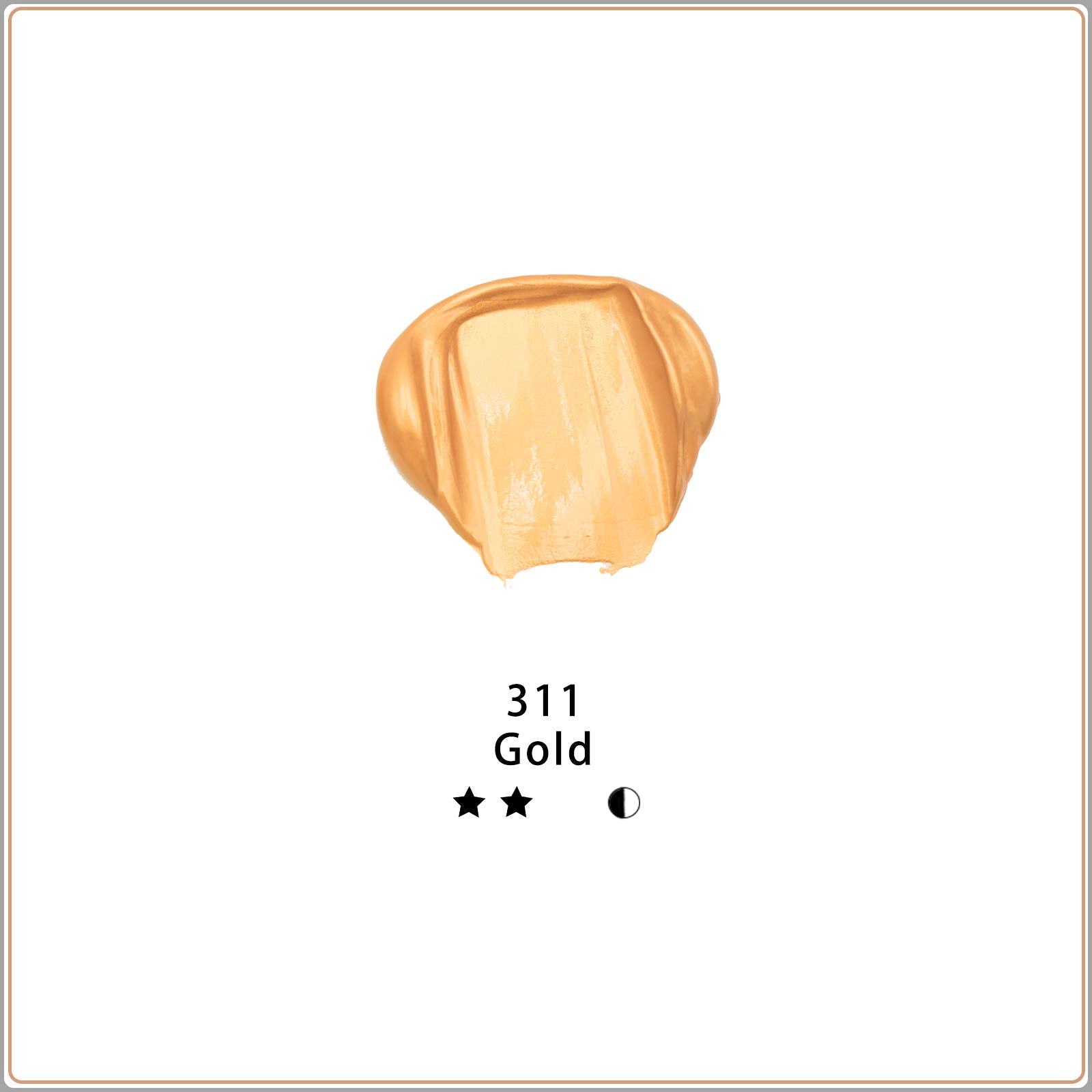 Acrylic Paint 4.05oz #Color_Gold