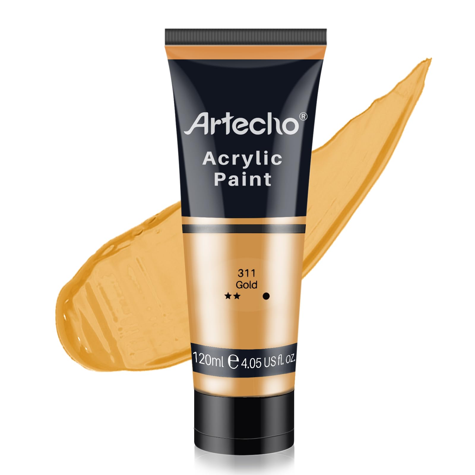 Acrylic Paint 4.05oz #Color_Gold