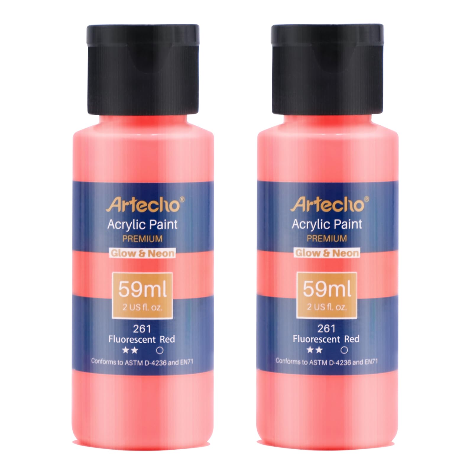 Acrylic Paint 0.7oz Neon Set #Color_Red