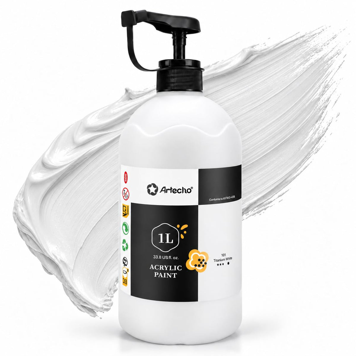 Acrylic Paint 1L #Color_White