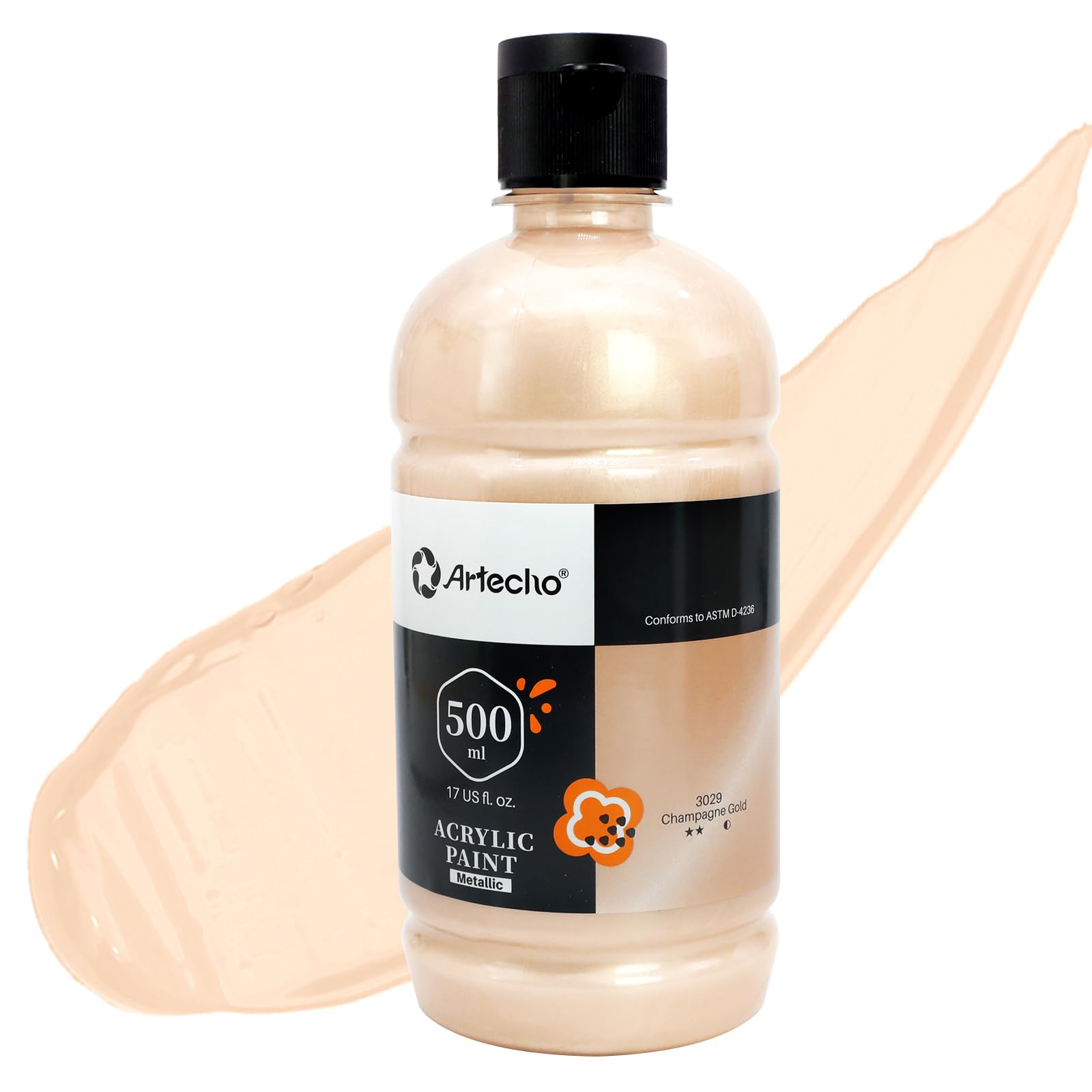 Acrylic Paint 500ml Set #Color_Champagne Gold