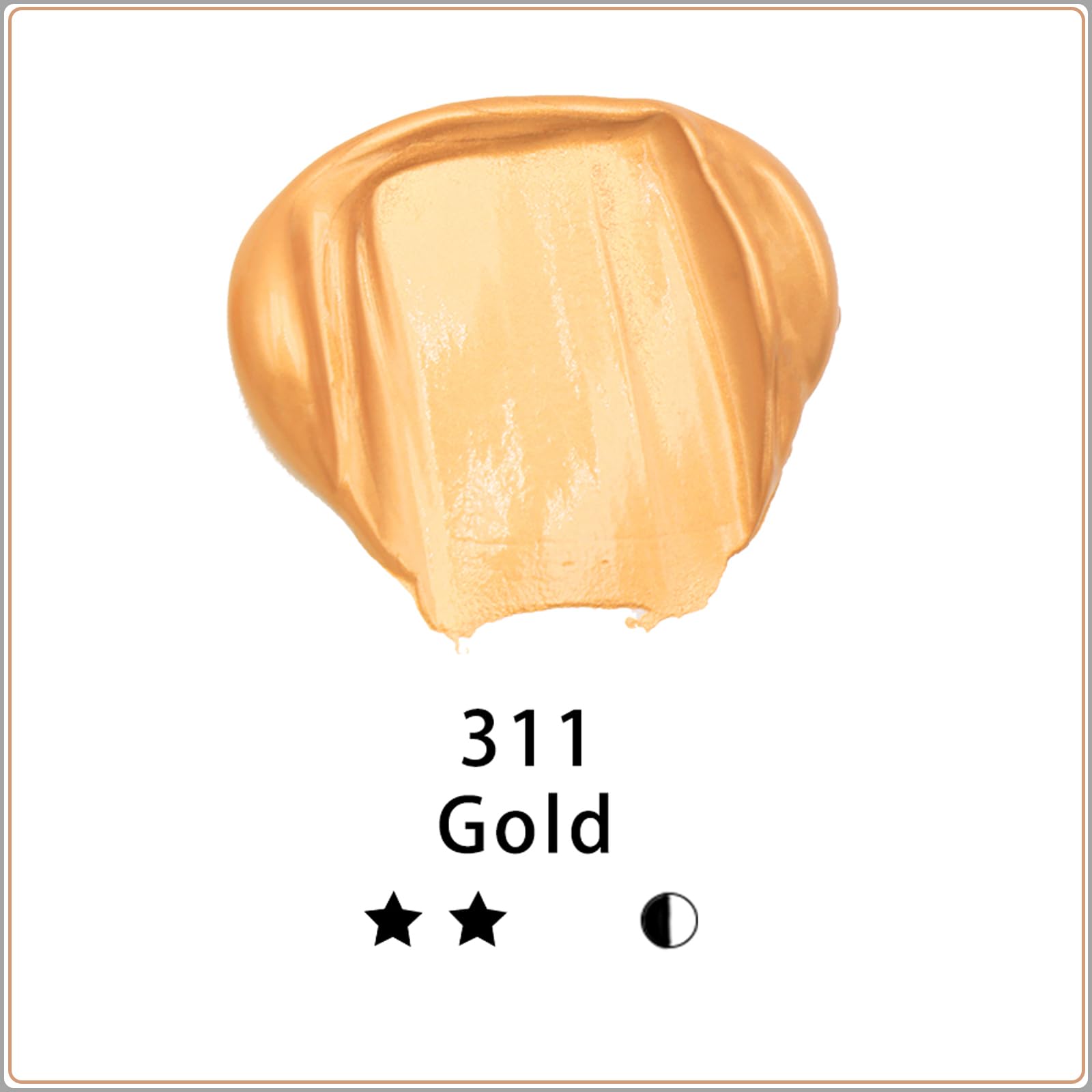 Acrylic Paint 500ml Set #Color_Gold