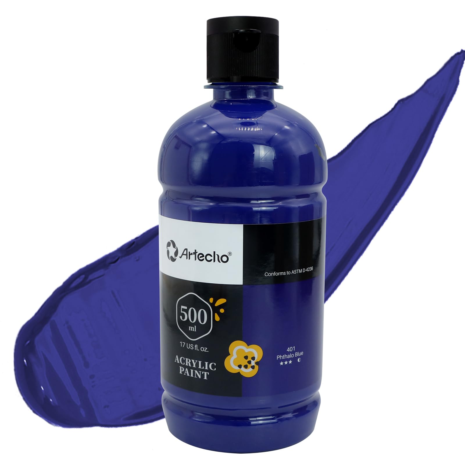 Acrylic Paint 500ml Set #Color_Phthalo Blue