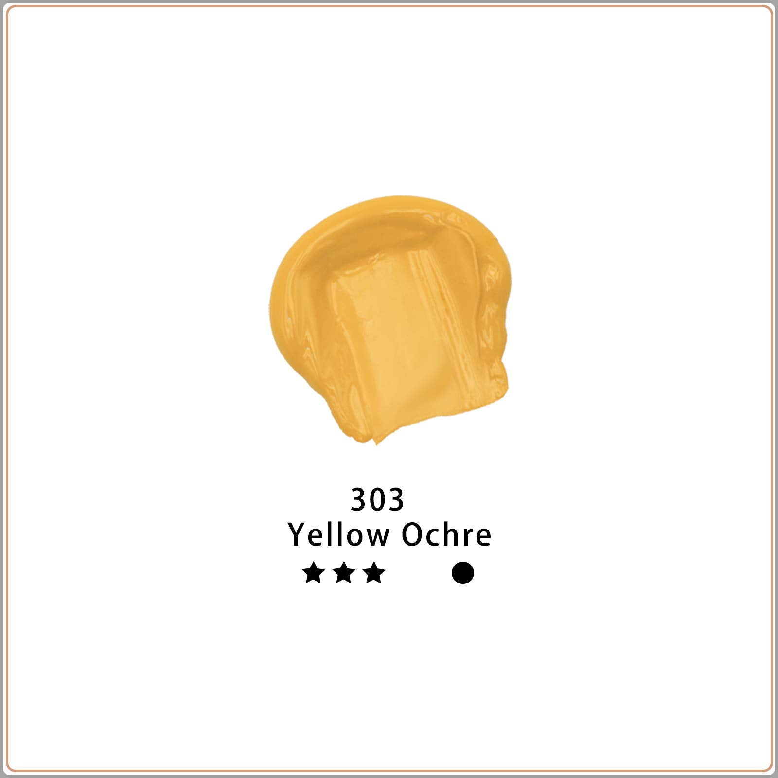 Acrylic Paint 4.05oz #Color_Yellow Ochre