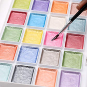 Artecho 28 Metallic Watercolor Paint Set