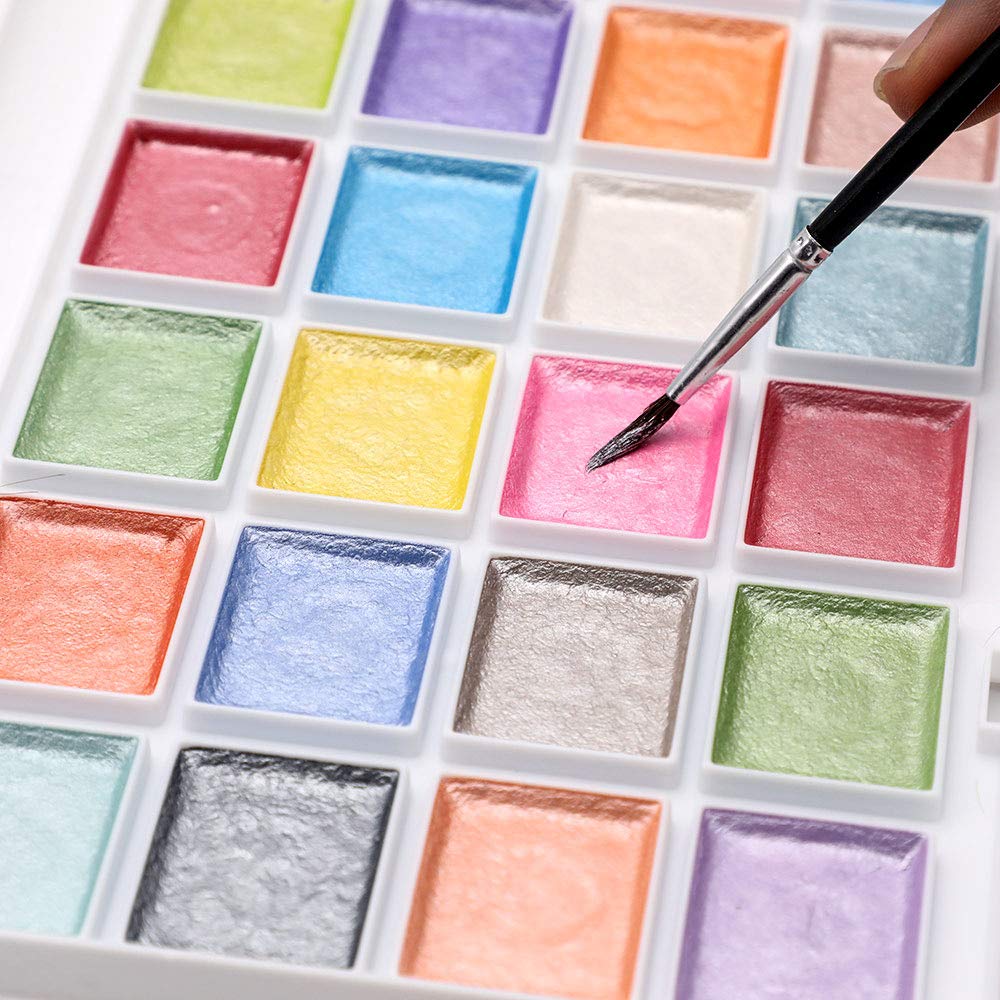 Watercolor Cake Set #Size_28 Colors