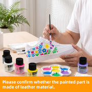 Artecho 12 Colors Acrylic Leather Paint 1oz Set