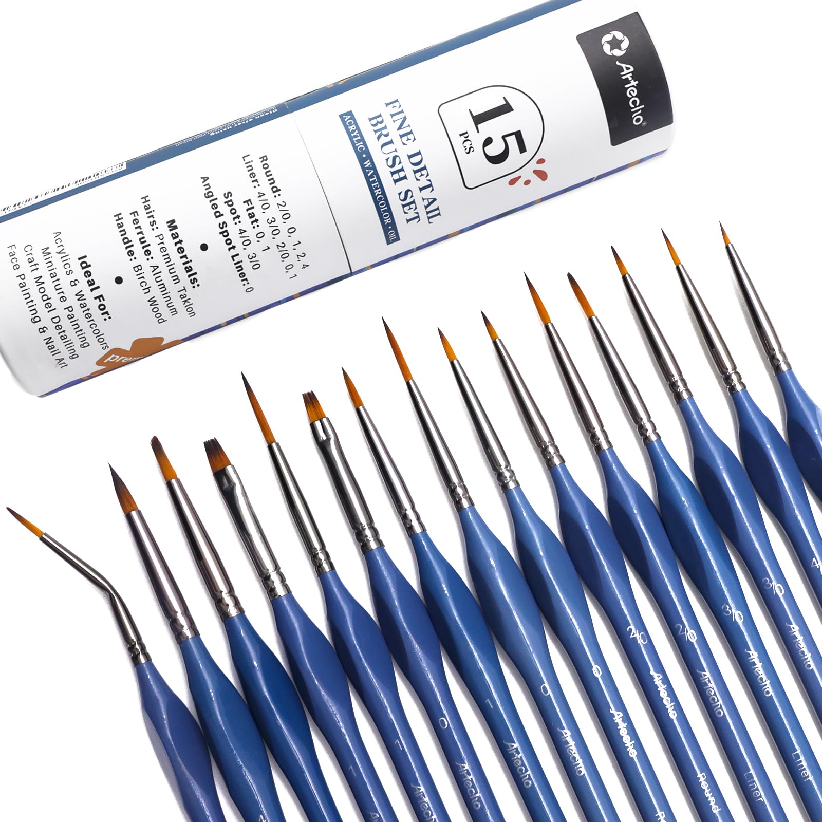 Detail Brush Set #Size_15 PCS