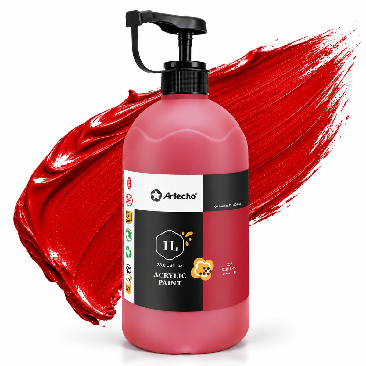 Acrylic Paint 1L #Color_White