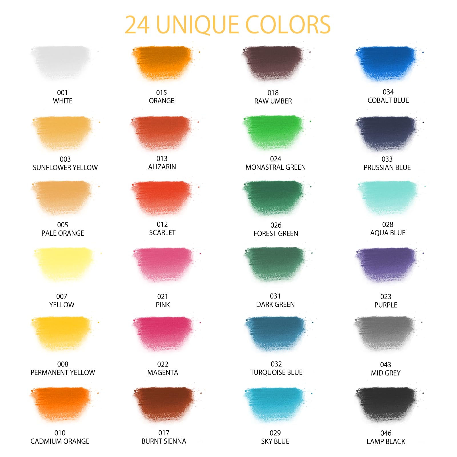 Soft Pastel Set #Size_24 Colors