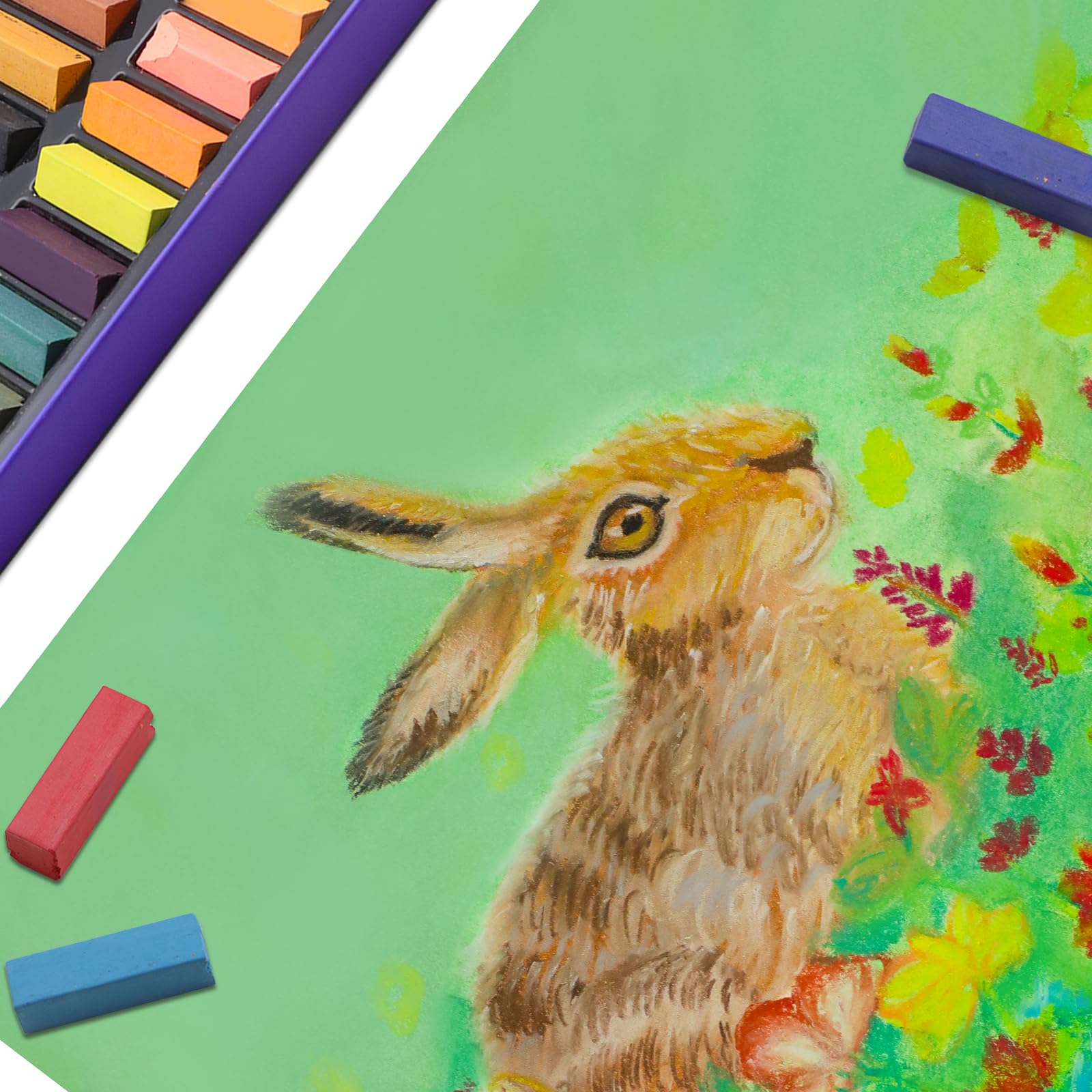 Soft Pastels Set, 50 PCS / 48 Colors