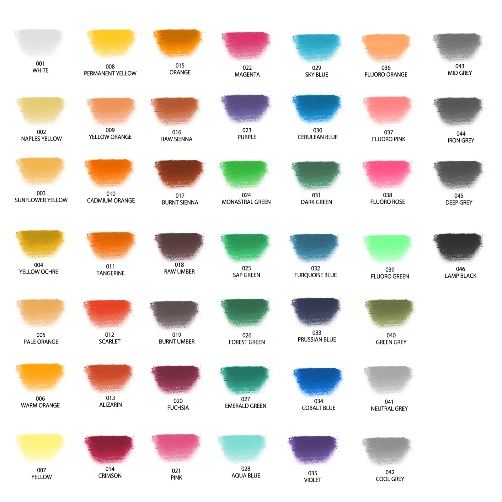Soft Pastel Set #Size_48 Colors 48 PCS