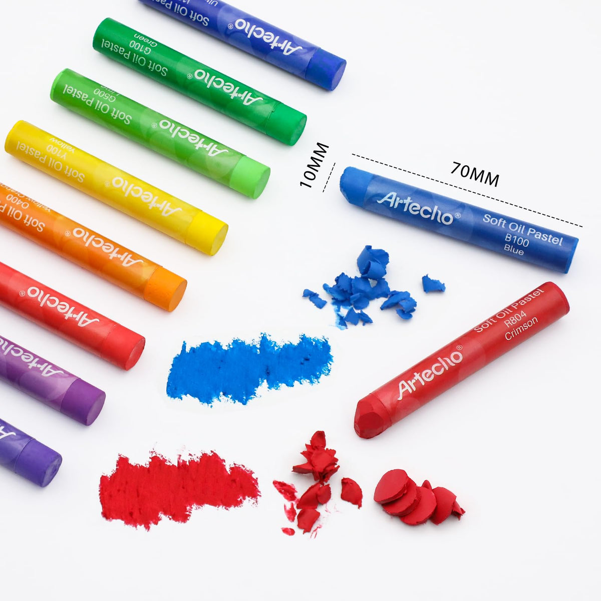 Artecho Extra Soft Oil Pastels 120 Colors Artist Grade