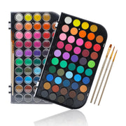 Watercolor Cake Set #Size_48 Colors Watercolor
