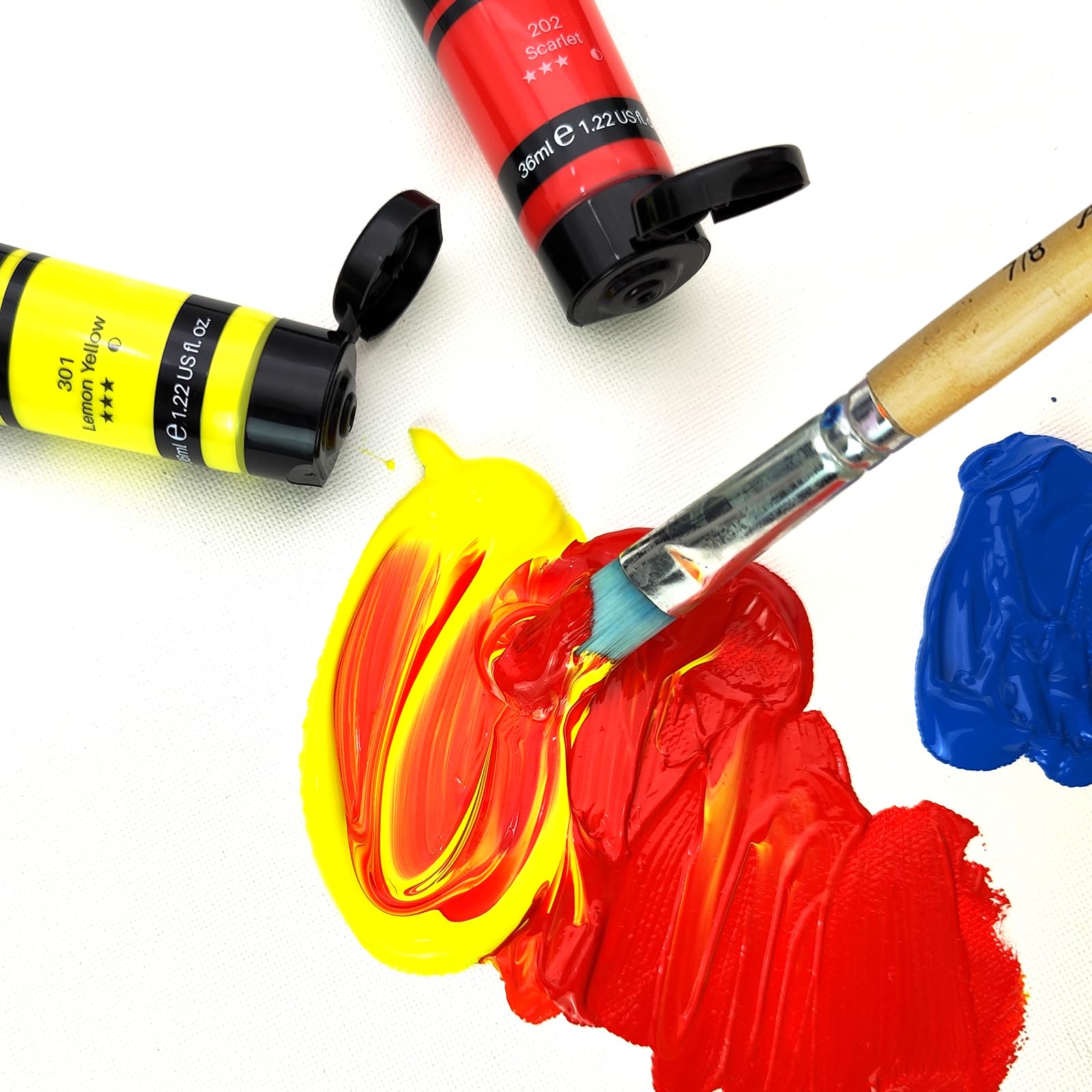 Acrylic Paint 36ml Set #Size_24 Basic Colors (36ml)