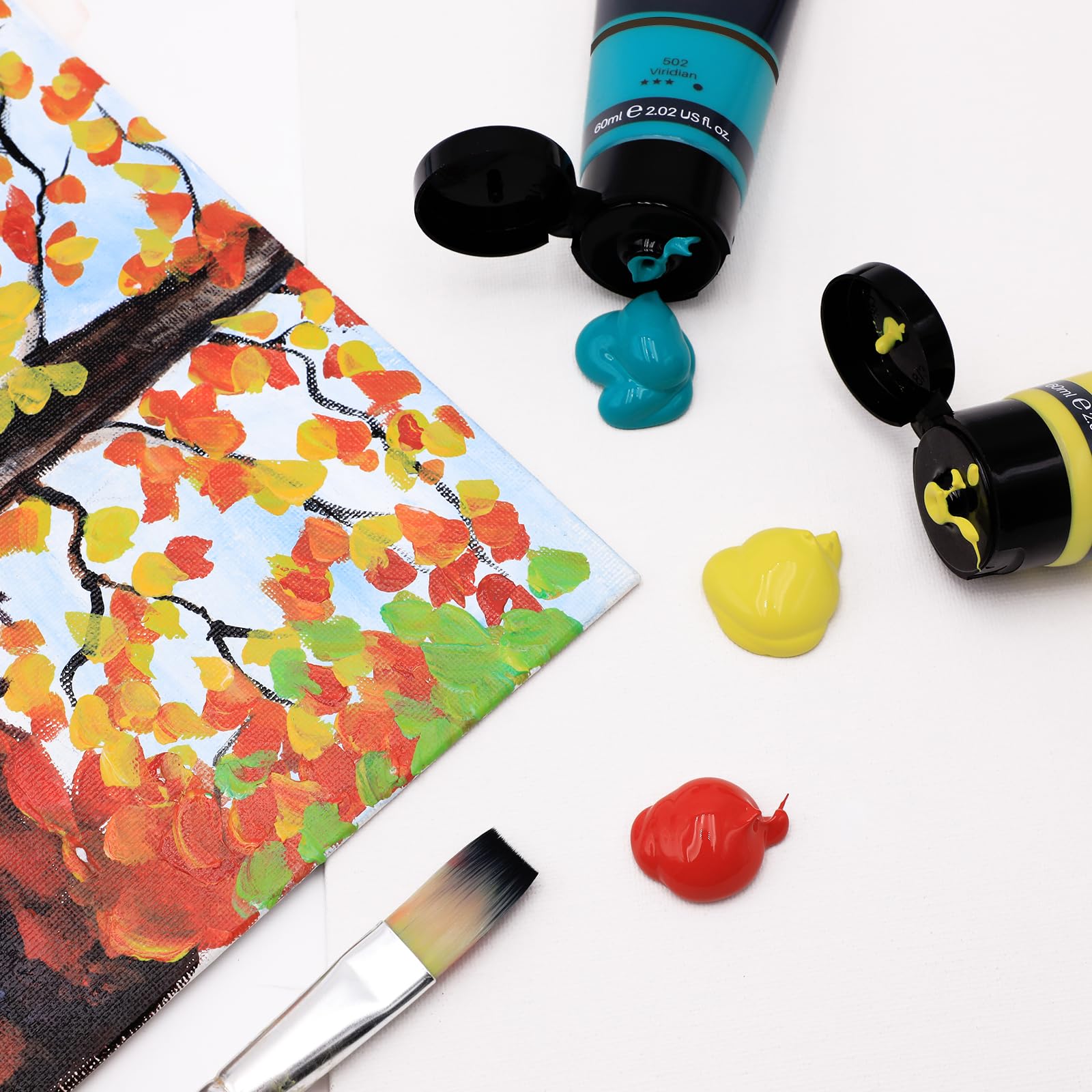 Acrylic Paint 4.05oz #Color_24 Basic Colors