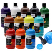 artecho-acrylic-paint-500ml-set - 12 Basic Colors