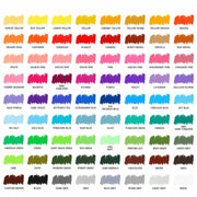 Artecho Oil Pastels Set of 72 Colors Wooden Box ( 10 x 70 mm )
