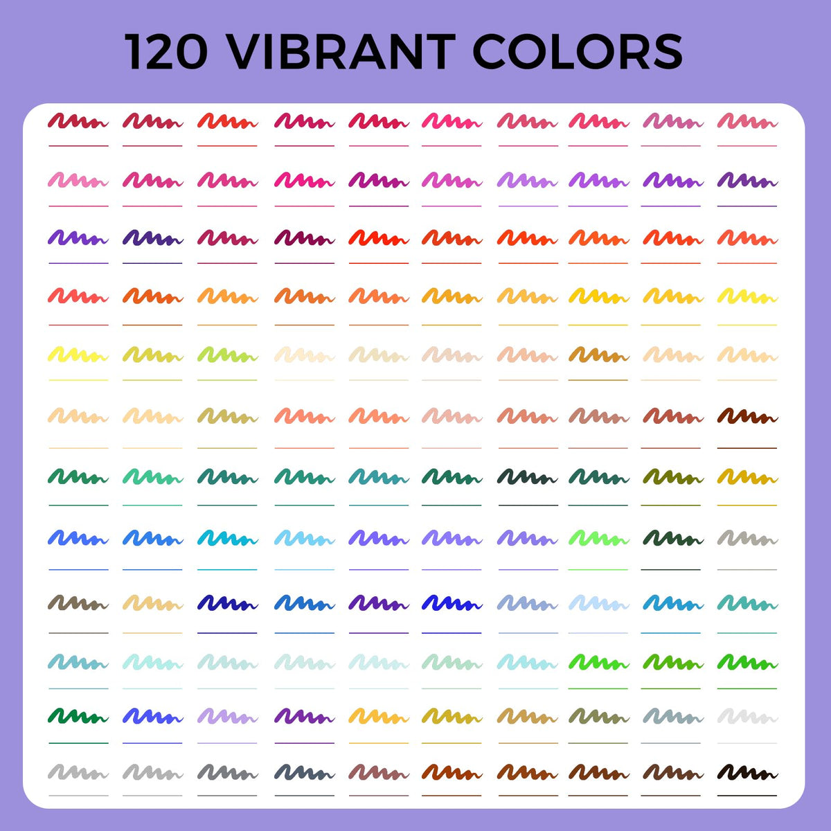 Artecho 120 Colors Dual Tip Markers for Adult Coloring Books
