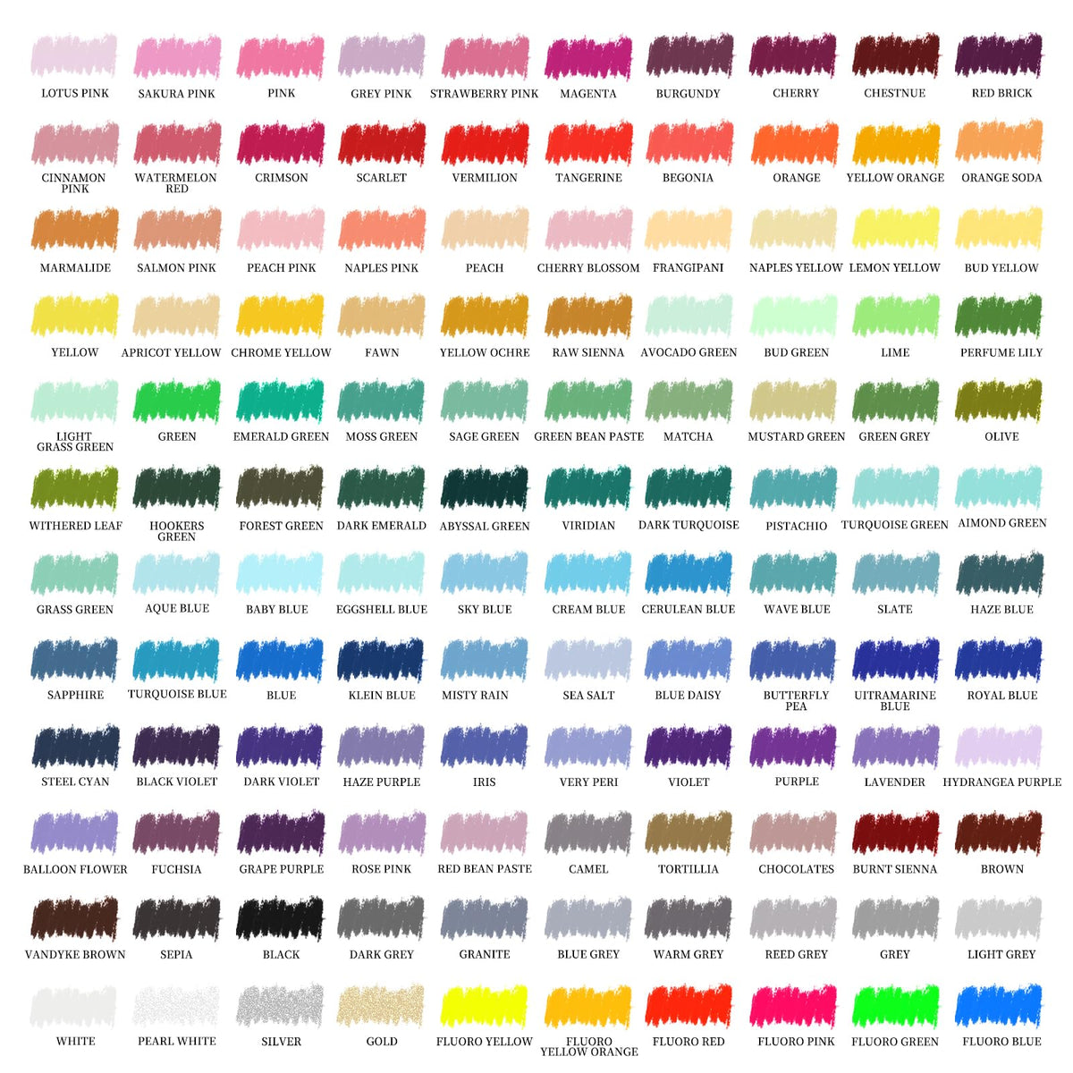 Artecho Oil Pastels Set of 120 PCS (8 x 60 mm)