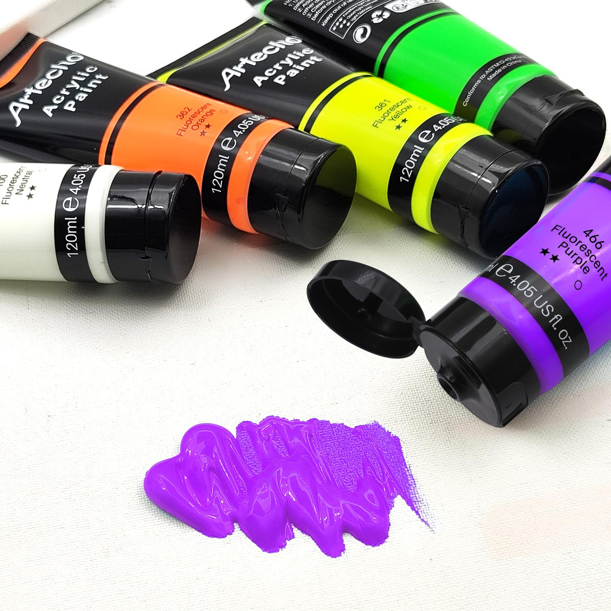 Acrylic Paint 4.05oz #Color_24 Basic Colors