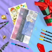 Artecho 120 Colors Dual Tip Markers for Adult Coloring Books