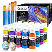 Acrylic Paint 2oz Set #Size_20 Metallic Colors (59ml / 2oz)