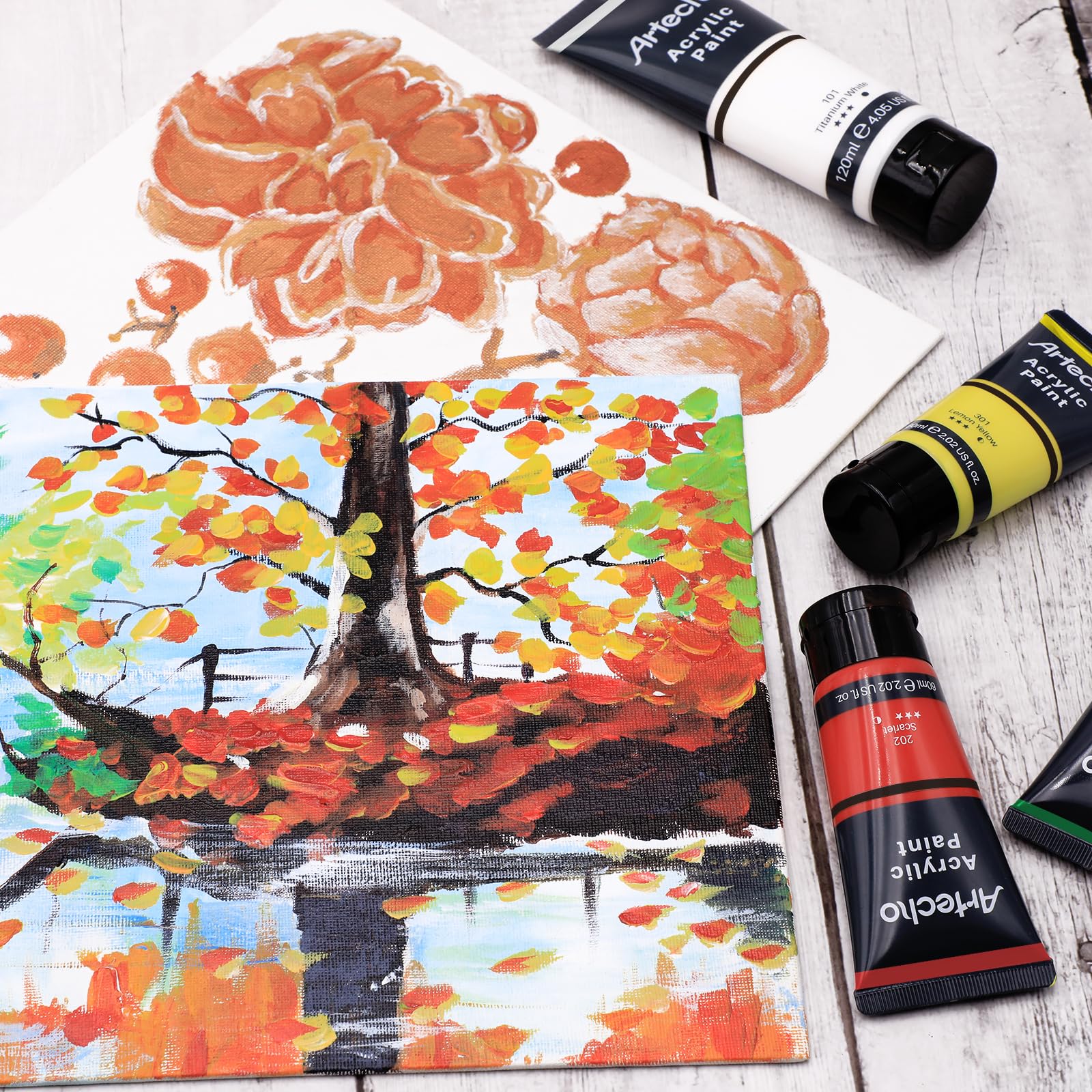 Acrylic Paint 4.05oz #Color_24 Basic Colors