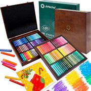 Oil Pastel Set #Size_10x70mm 120 Colors Wooden Box