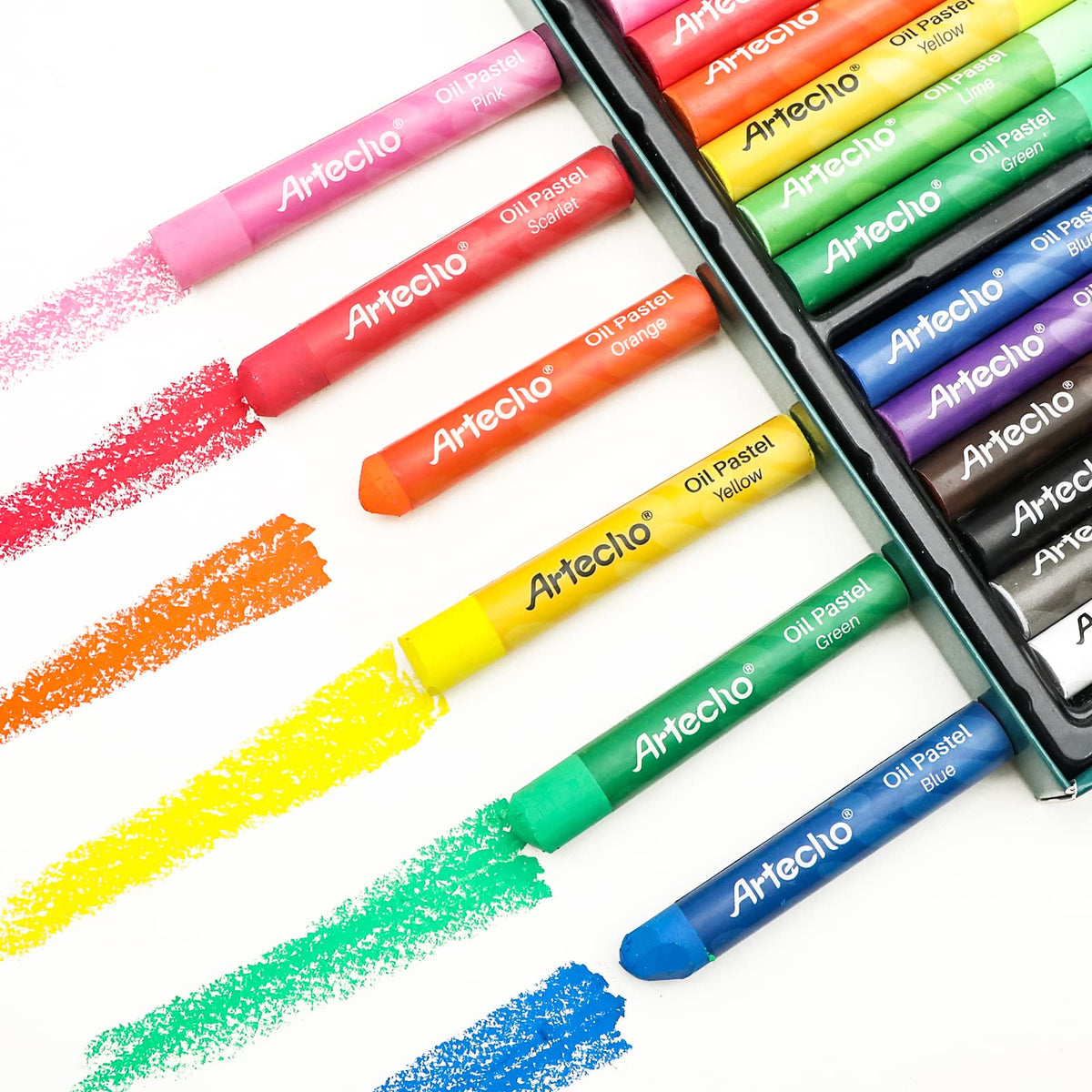 Artecho Oil Pastels Set of 72 Colors (10 x 70 mm)