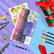 Artecho 72 Colors Dual Tip Markers for Adult Coloring Books