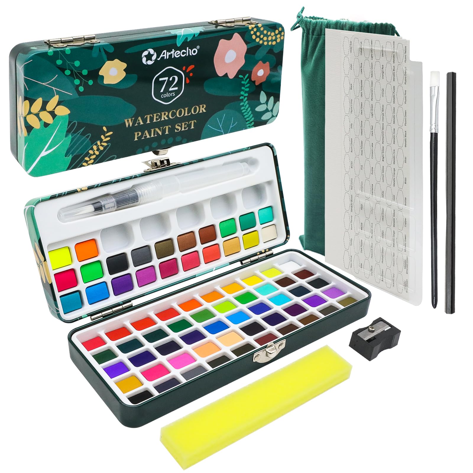 Watercolor Paint Set #Size_72 Colors