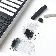 Artecho 12pcs Soft Pastels, 6 White and 6 Black