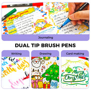 Artecho 72 Colors Dual Tip Markers for Adult Coloring Books