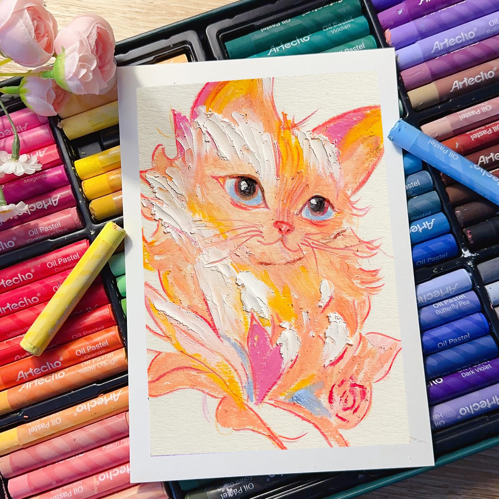 Soft Oil Pastels Set, 120 Colors (10x70mm)