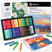 Artecho Oil Pastels Set of 48 Colors ( 10 x 70 mm ) With Pastel Paper Pad