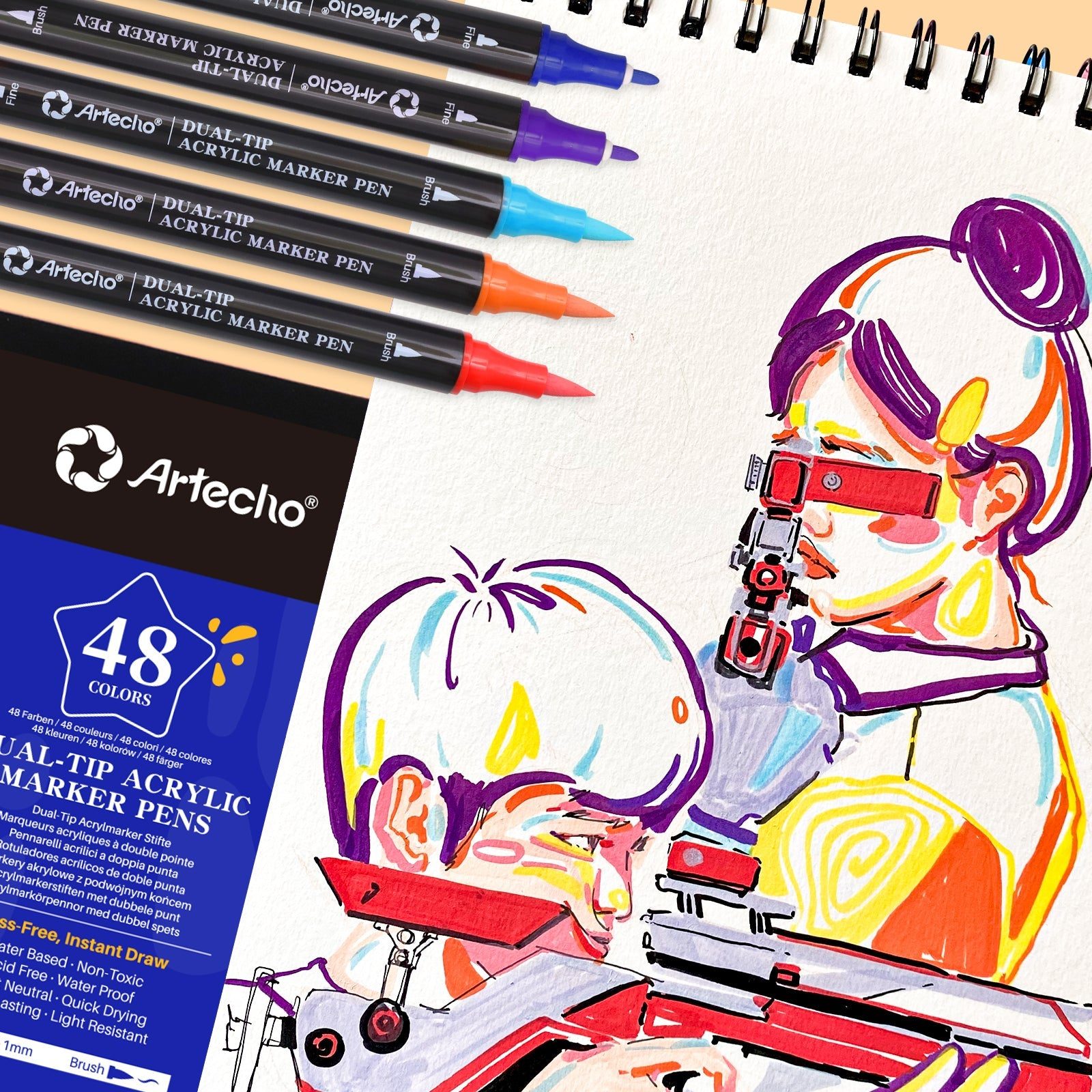 How to start with paint markers
