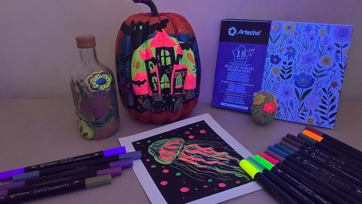 Night Glow Art Party