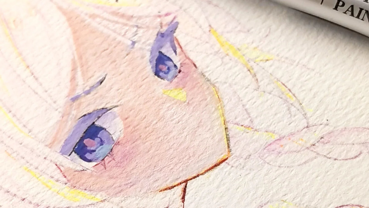 Initial composition and pastel base colors